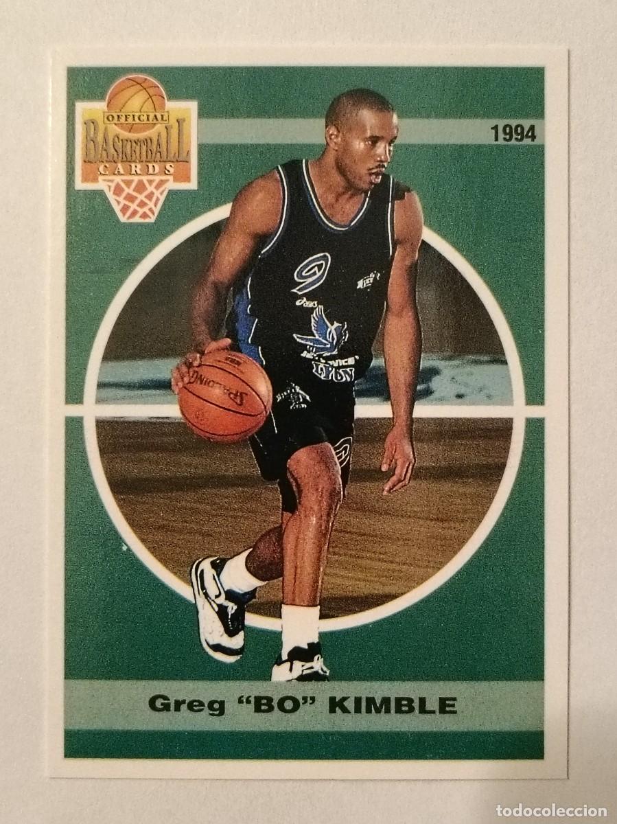 Coleccionismo deportivo: #85 GREG &rdquo;BO&rdquo; KIMBLE (LYON) CARDS LNB FRANCIA 93/94 PANINI
