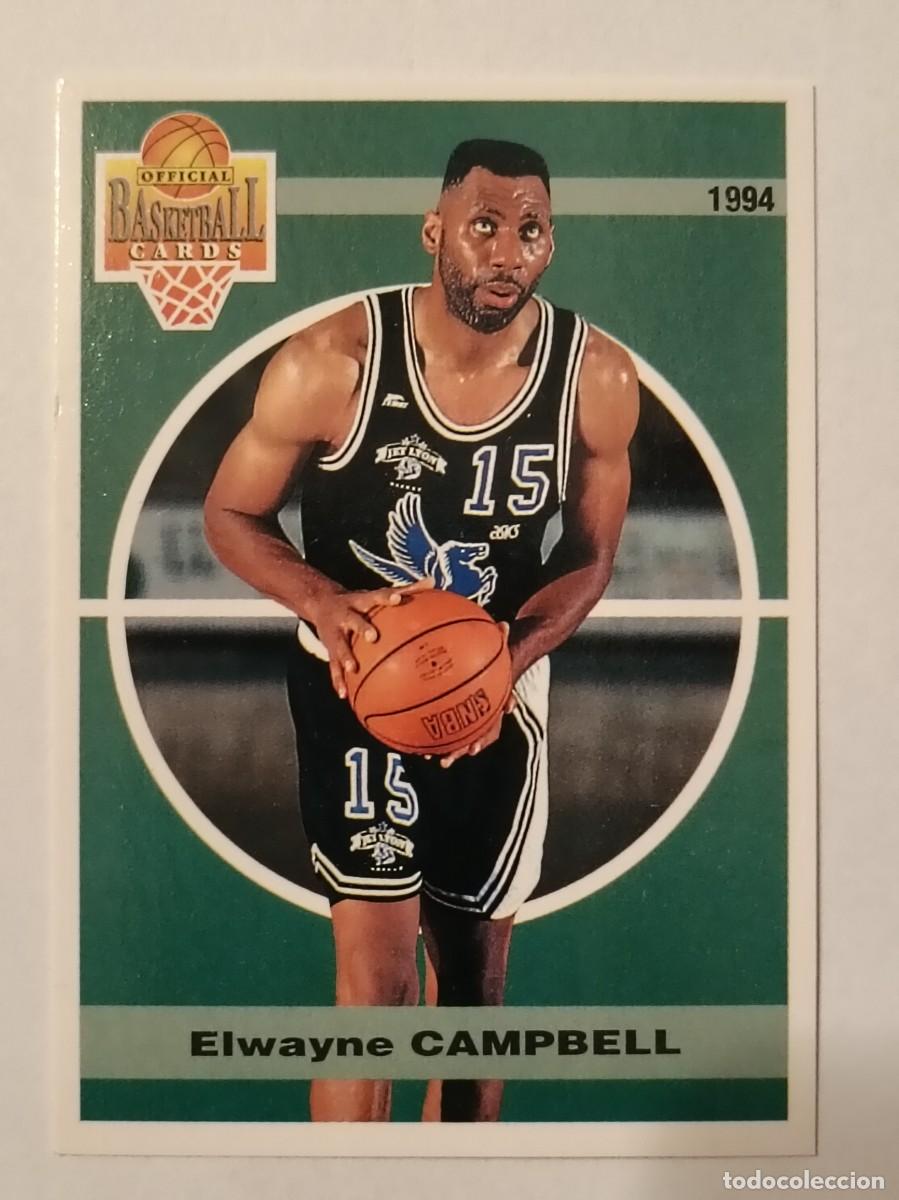 Coleccionismo deportivo: #89 ELWAYNE CAMPBELL (LYON) CARDS LNB FRANCIA 93/94 PANINI