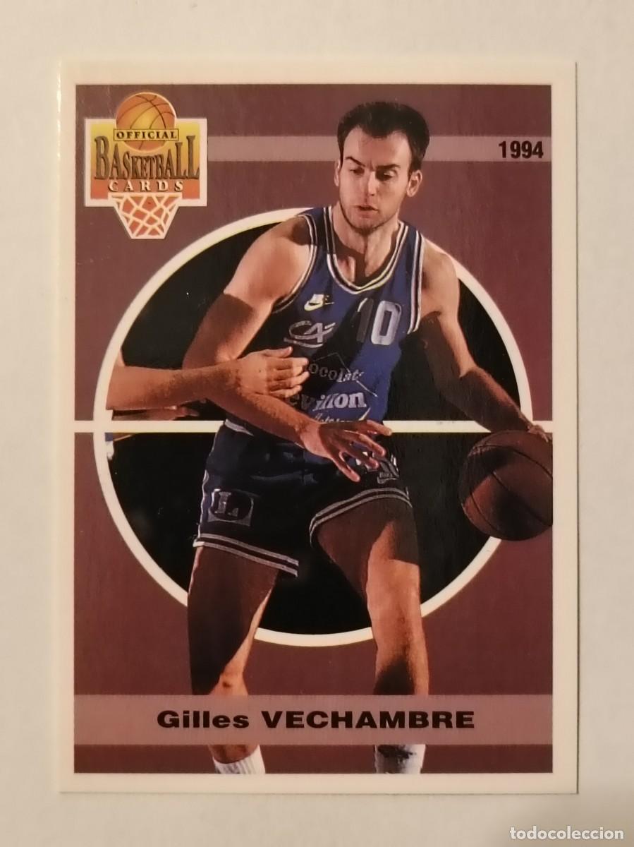 Coleccionismo deportivo: #93 GILLES VECHAMBRE (MONTPELLIER) CARDS LNB FRANCIA 93/94 PANINI