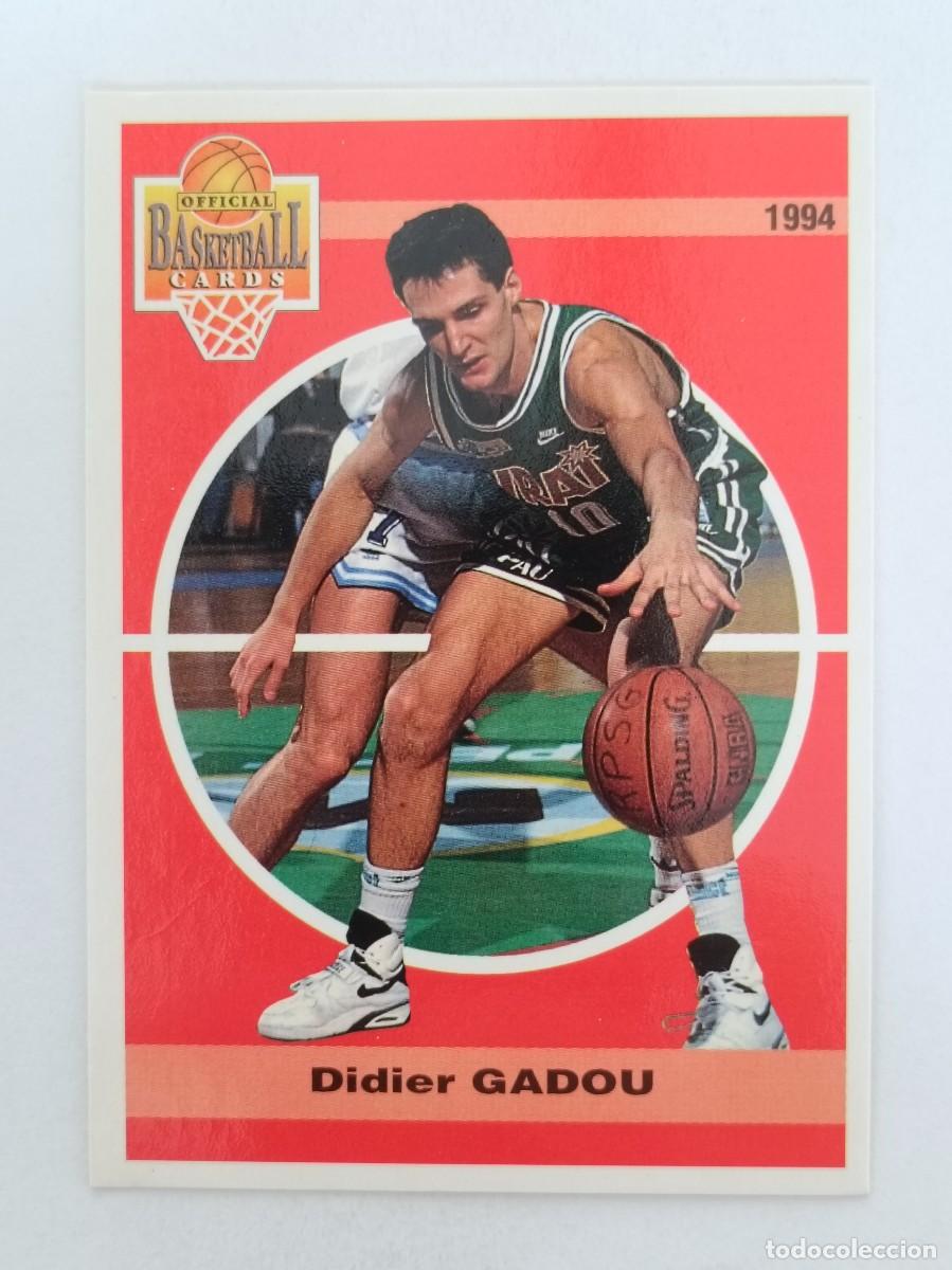 Coleccionismo deportivo: #105 DIDIER GADOU (PAU ORTHEZ) CARDS LNB FRANCIA 93/94 PANINI