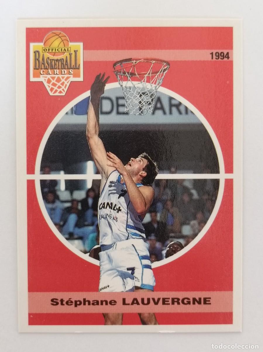 Coleccionismo deportivo: #111 STEPHANE LAUVERGNE (PARIS BASKET) CARDS LNB FRANCIA 93/94 PANINI