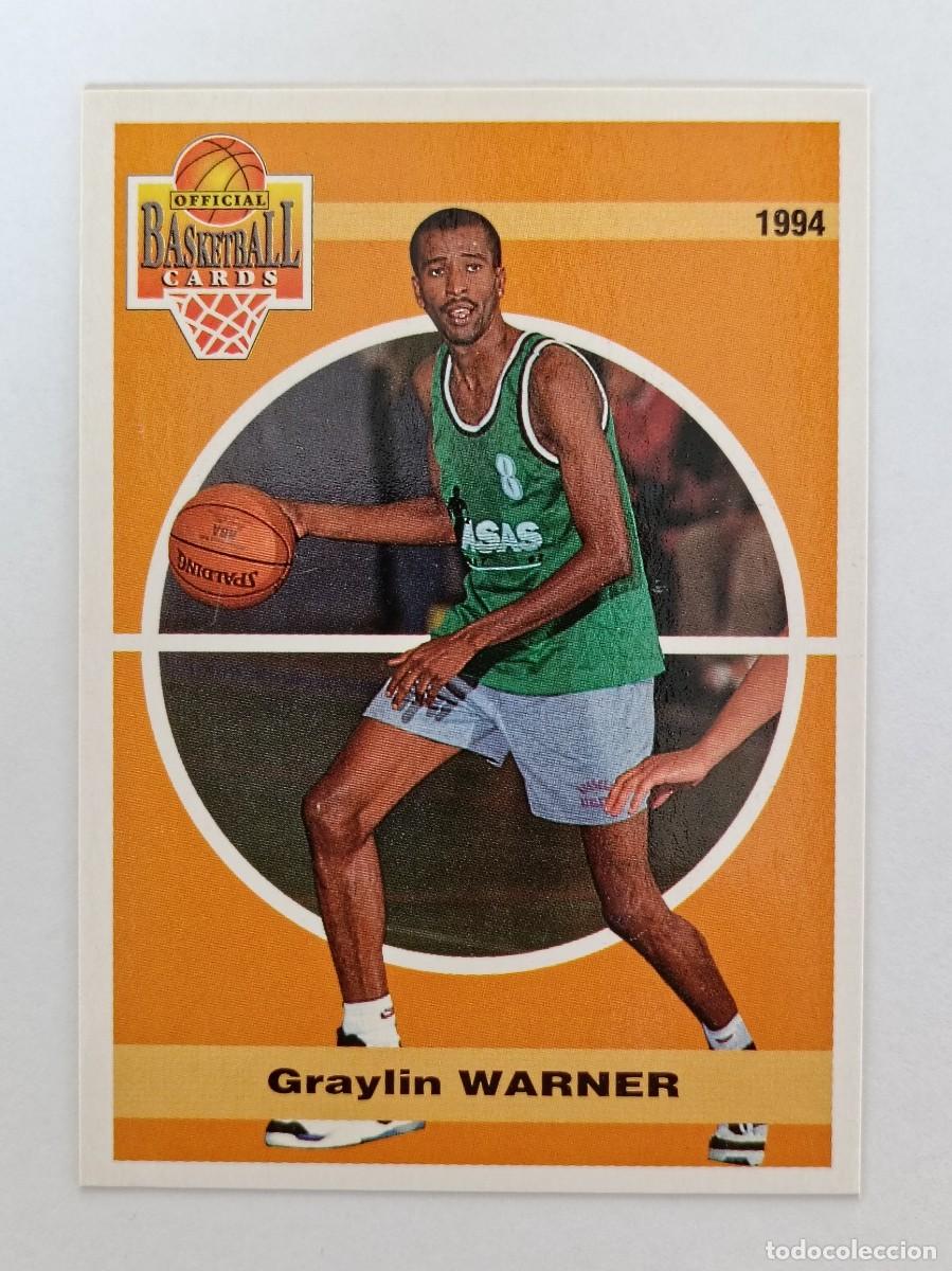 Collezionismo sportivo: #120 GRAYLIN WARNER (SCEAUX) CARDS LNB FRANCIA 93/94 PANINI