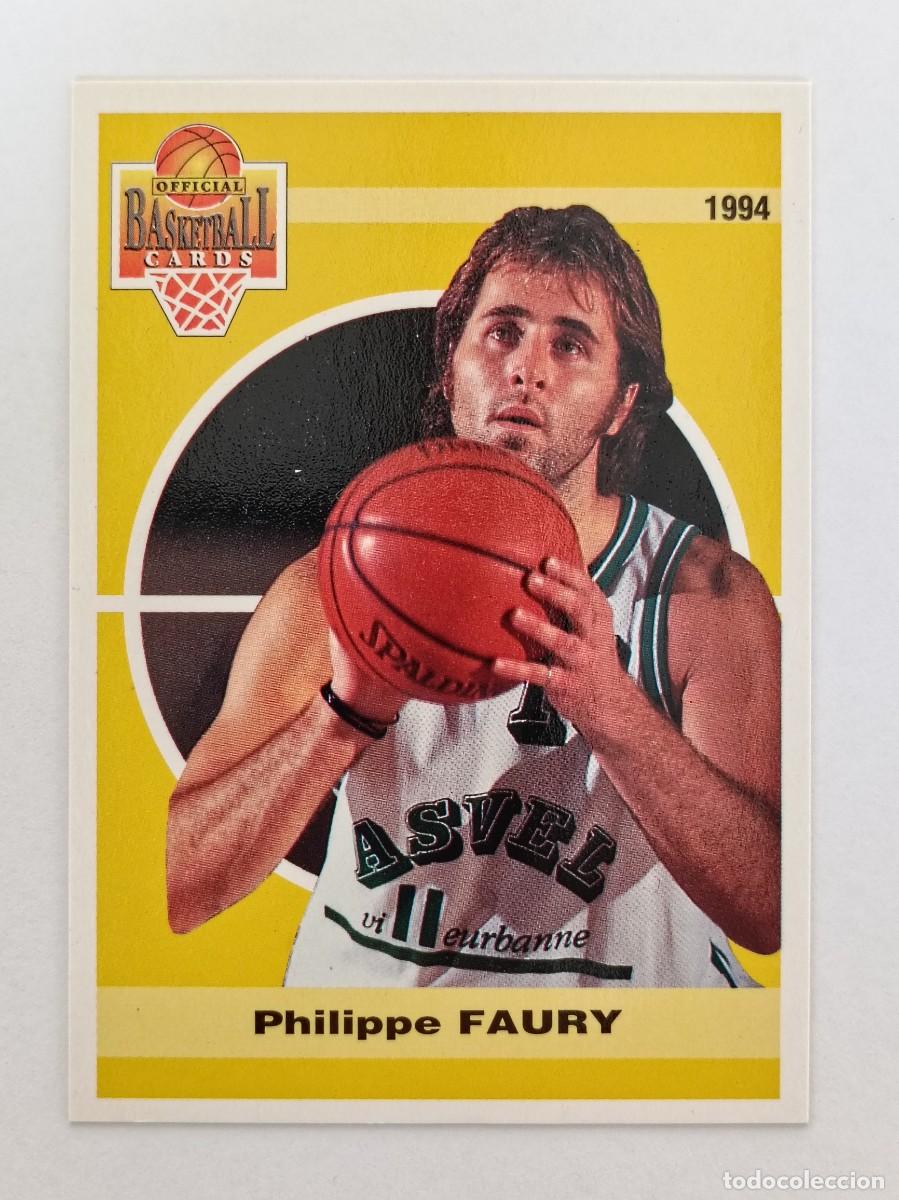 Coleccionismo deportivo: #132 PHILIPPE FAURY (ASVEL VILLEURBANNE) CARDS LNB FRANCIA 93/94 PANINI