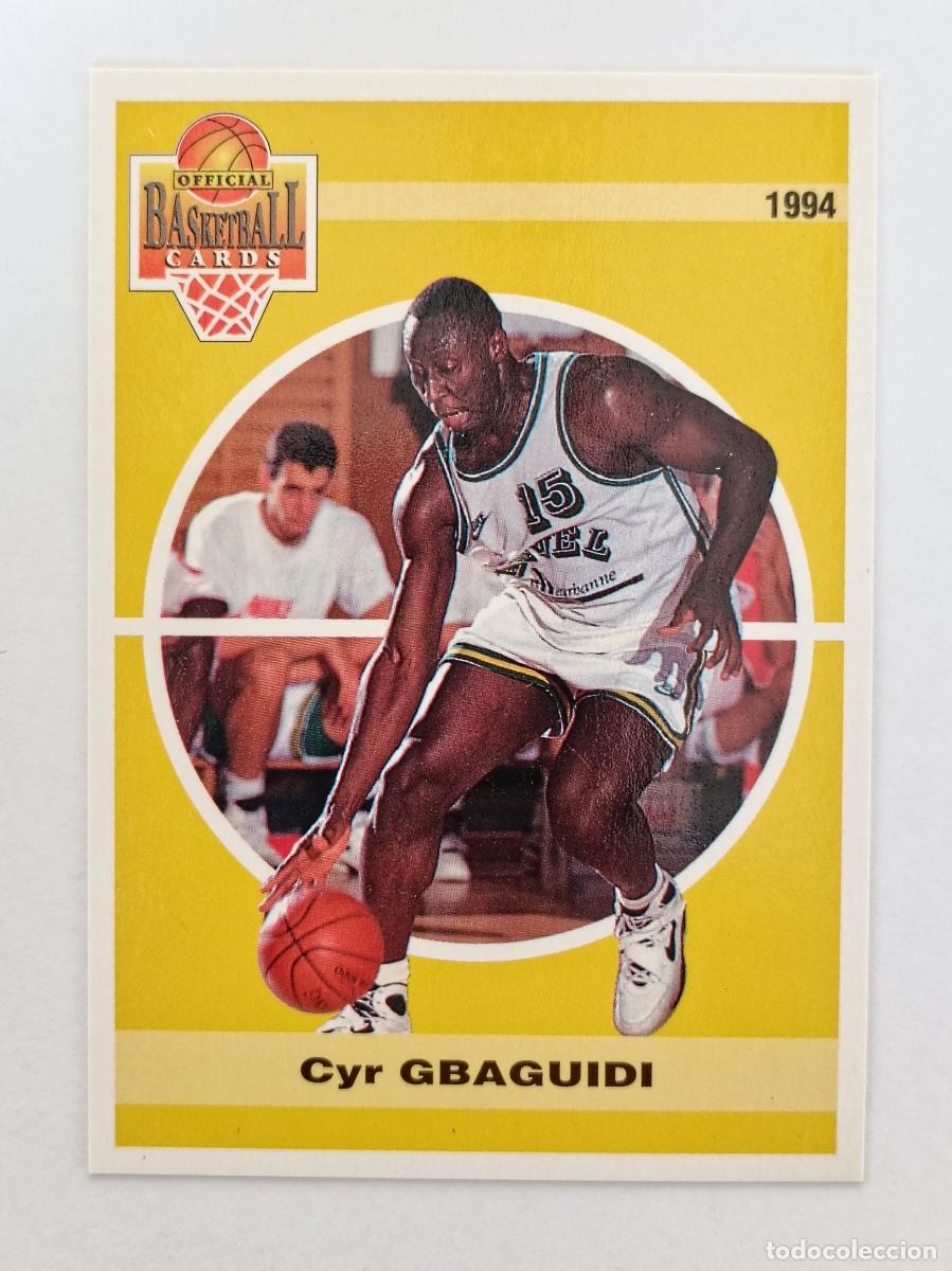 Coleccionismo deportivo: #133 CYR GBAGUIDI (ASVEL VILLEURBANNE) CARDS LNB FRANCIA 93/94 PANINI