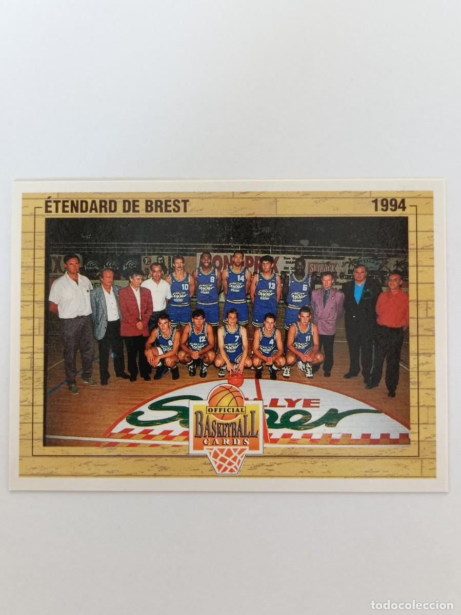 Coleccionismo deportivo: #138 EQUIPO (BREST) CARDS LNB FRANCIA 93/94 PANINI
