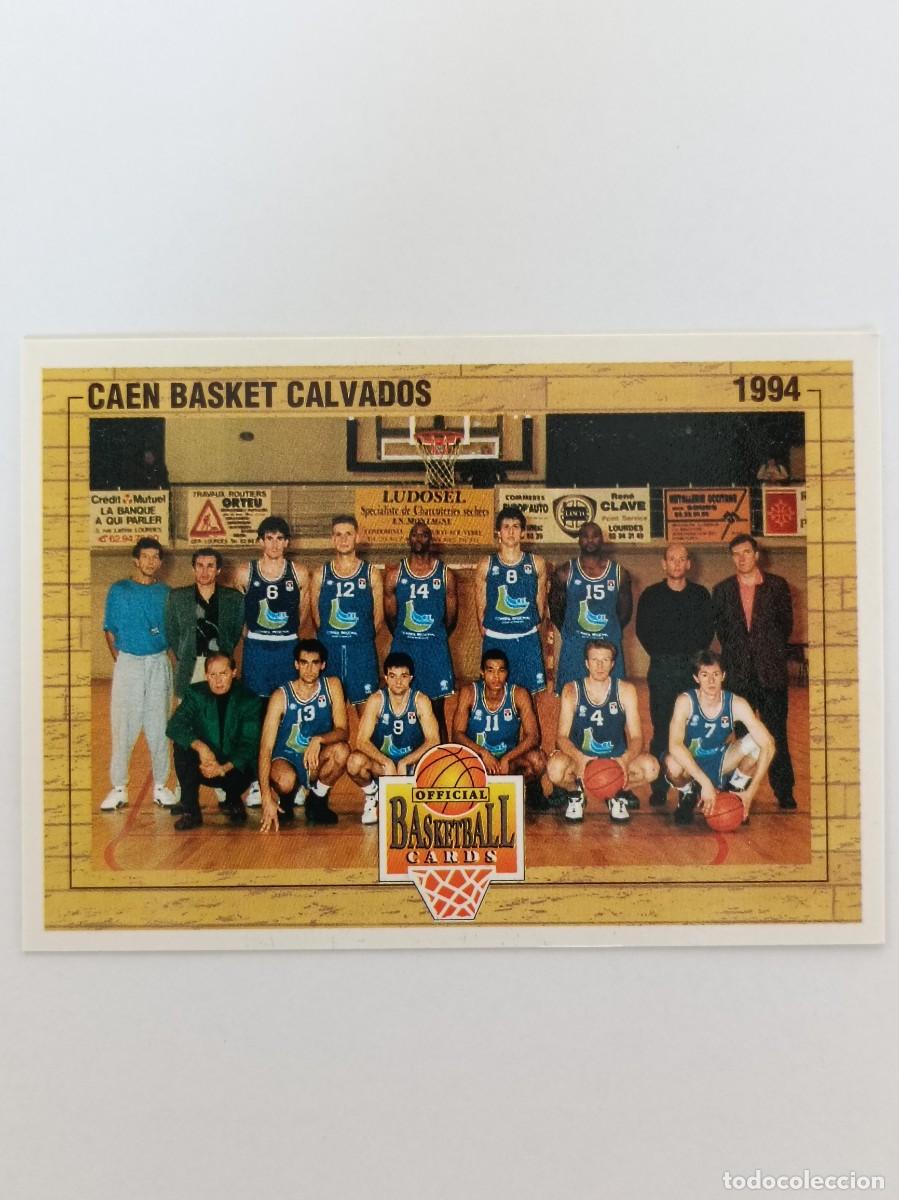 Coleccionismo deportivo: #139 EQUIPO (CALVADOS) CARDS LNB FRANCIA 93/94 PANINI