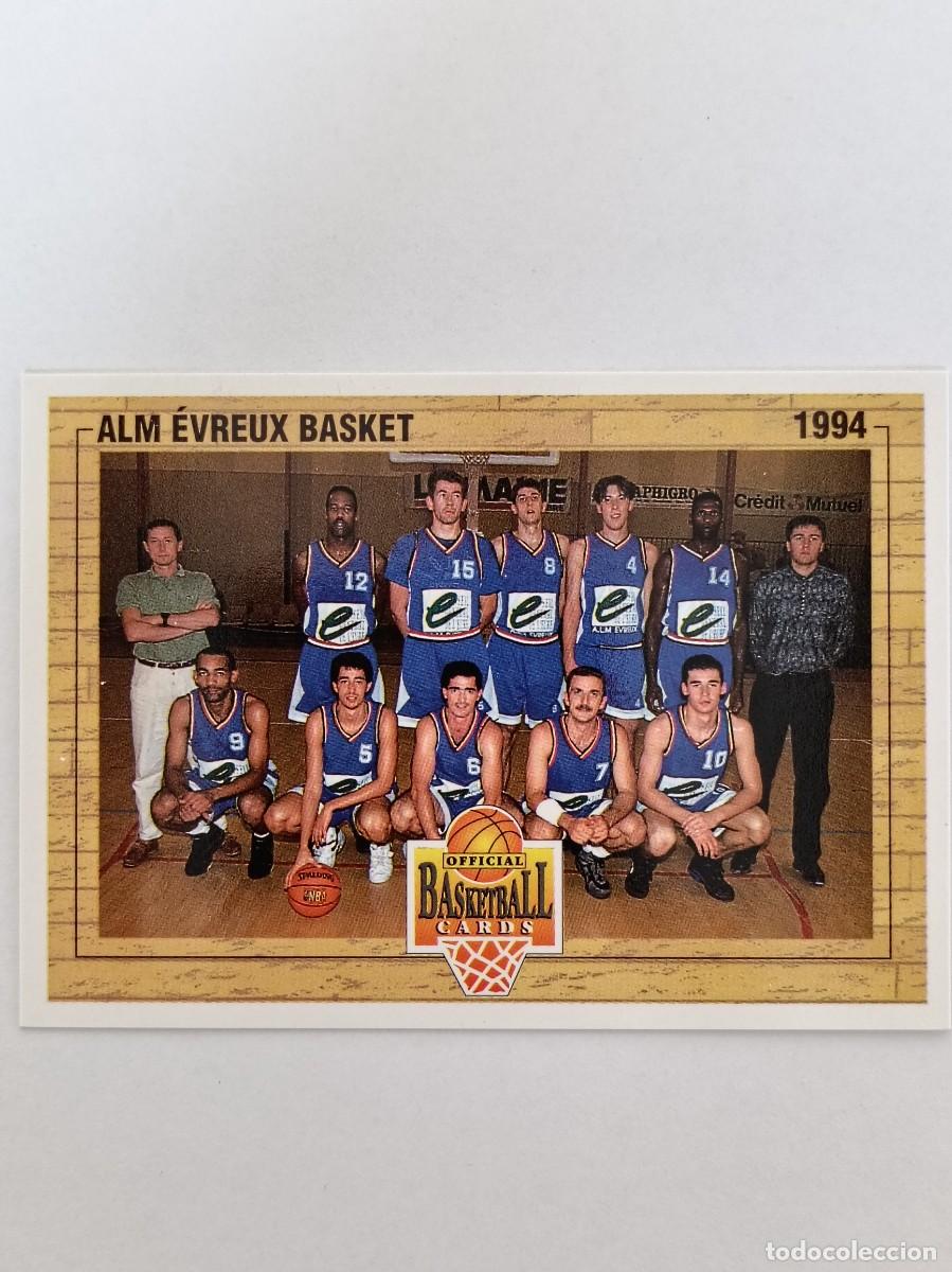 Sammelleidenschaft Sport: #140 EQUIPO (EVREUX) CARDS LNB FRANCIA 93/94 PANINI