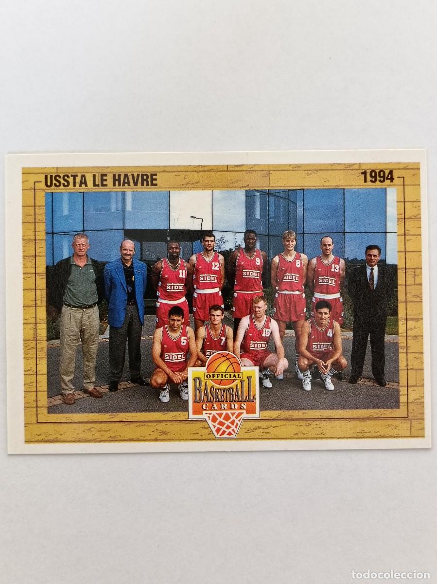 Coleccionismo deportivo: #143 EQUIPO (LE HAVRE) CARDS LNB FRANCIA 93/94 PANINI