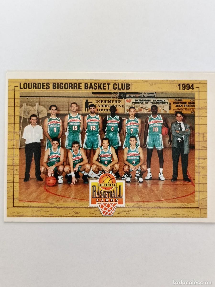 Coleccionismo deportivo: #144 EQUIPO (LOURDES) CARDS LNB FRANCIA 93/94 PANINI