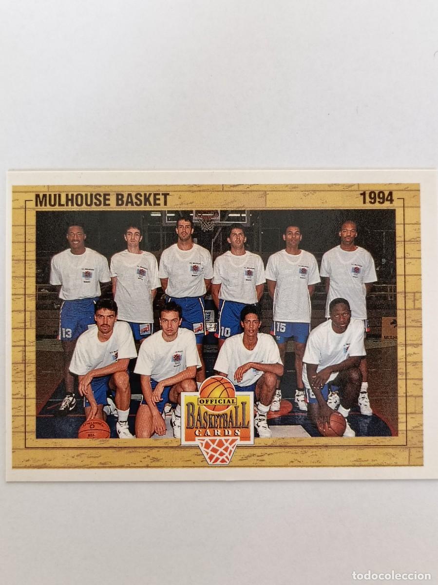 Coleccionismo deportivo: #146 EQUIPO (MULHOUSE) CARDS LNB FRANCIA 93/94 PANINI