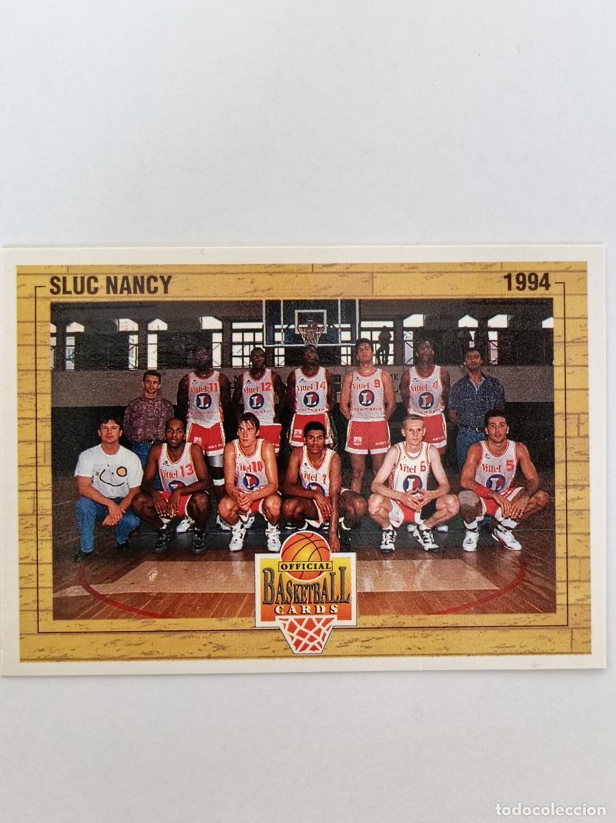 Coleccionismo deportivo: #147 EQUIPO (NANCY) CARDS LNB FRANCIA 93/94 PANINI