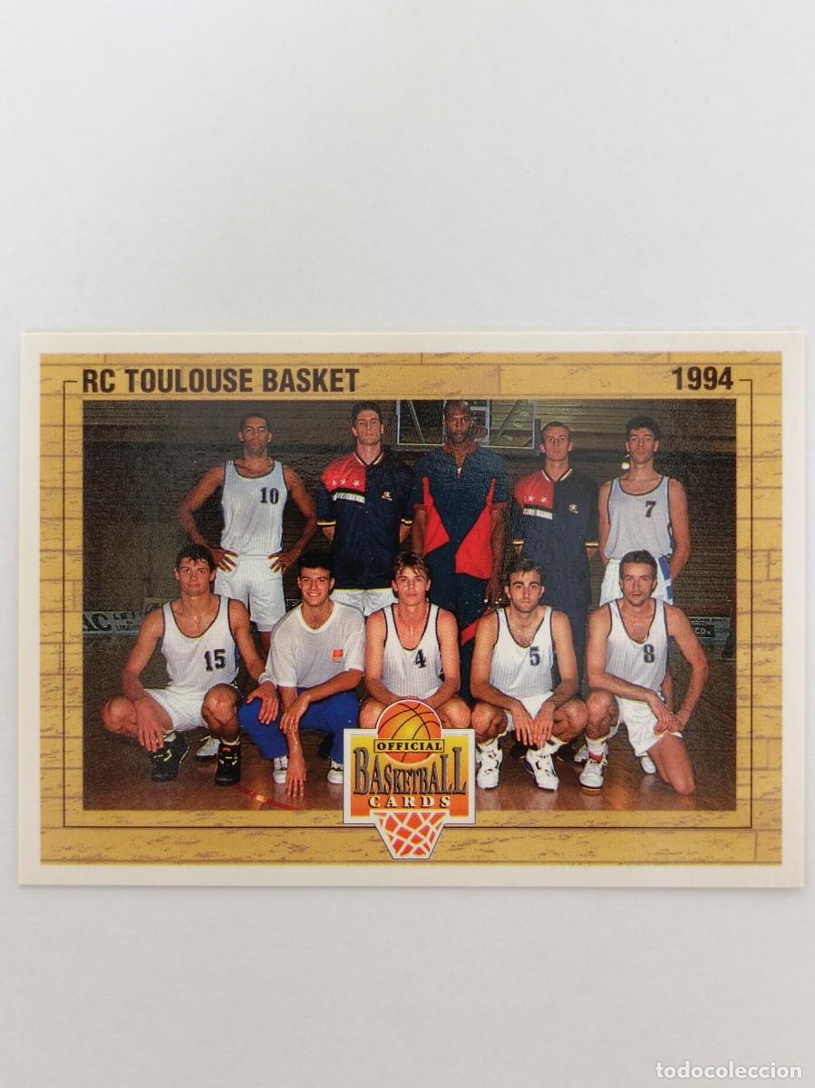 Coleccionismo deportivo: #152 EQUIPO (TOULOUSE) CARDS LNB FRANCIA 93/94 PANINI