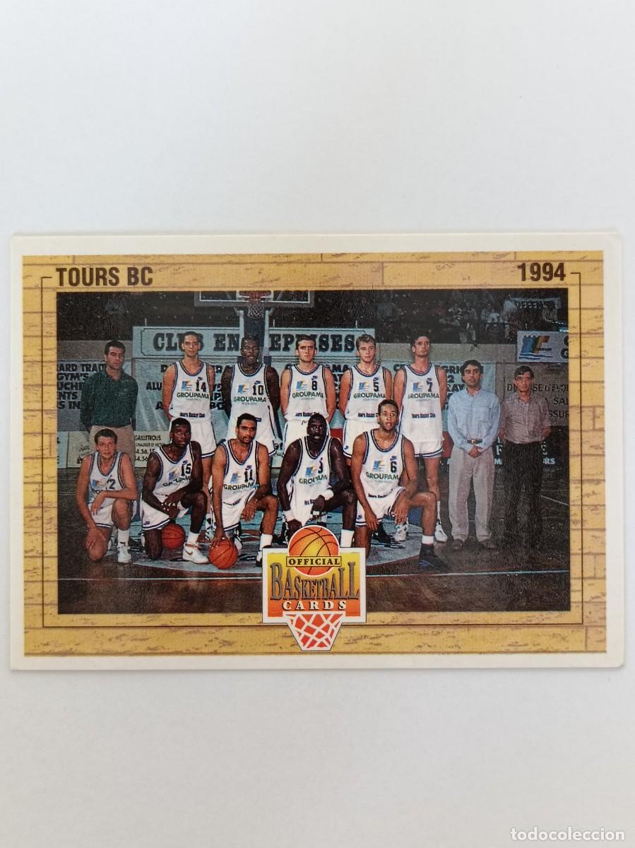Coleccionismo deportivo: #153 EQUIPO (TOURS) CARDS LNB FRANCIA 93/94 PANINI