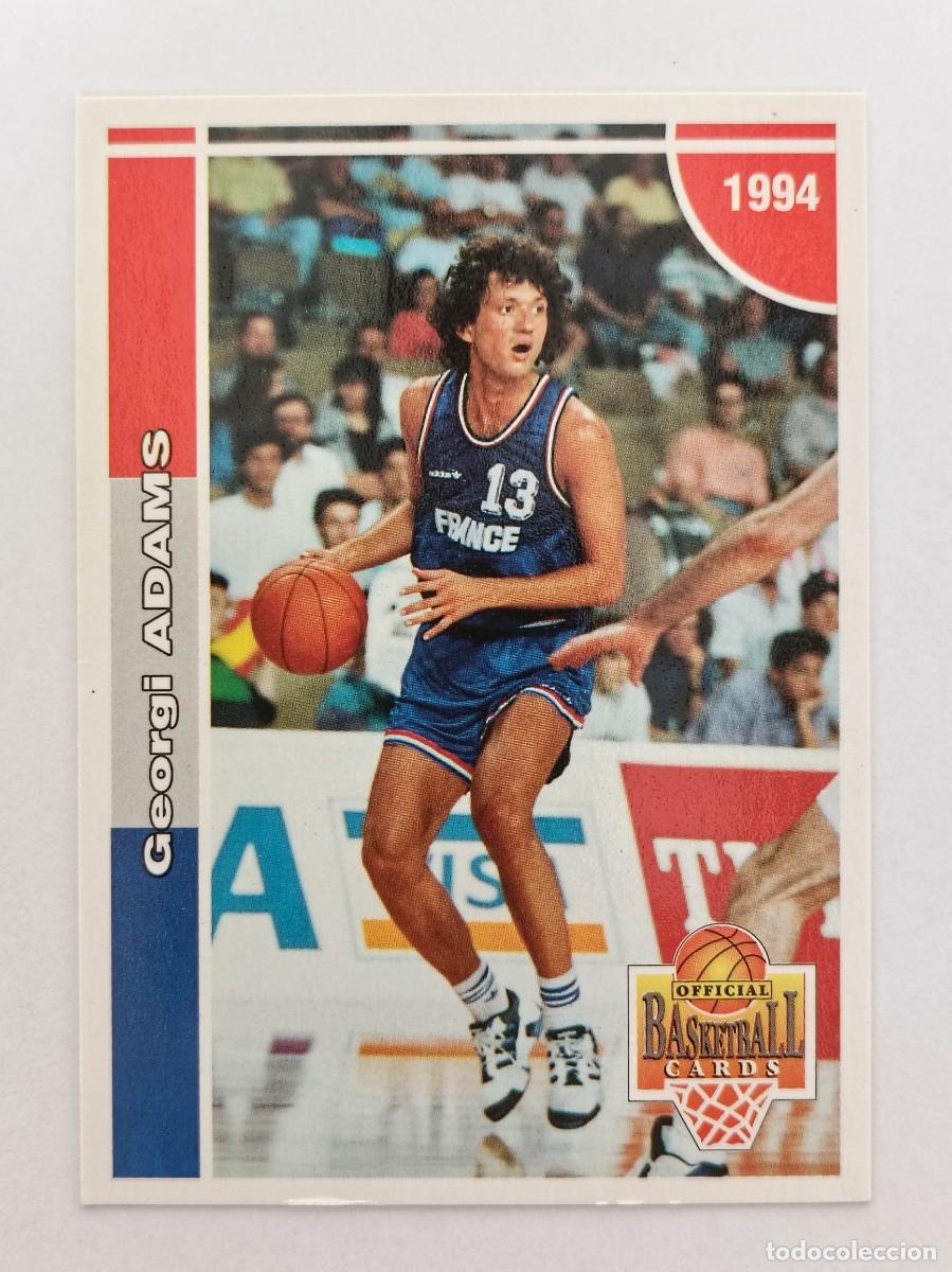 Coleccionismo deportivo: #158 GEORGI ADAMS (FRANCIA) CARDS LNB FRANCIA 93/94 PANINI