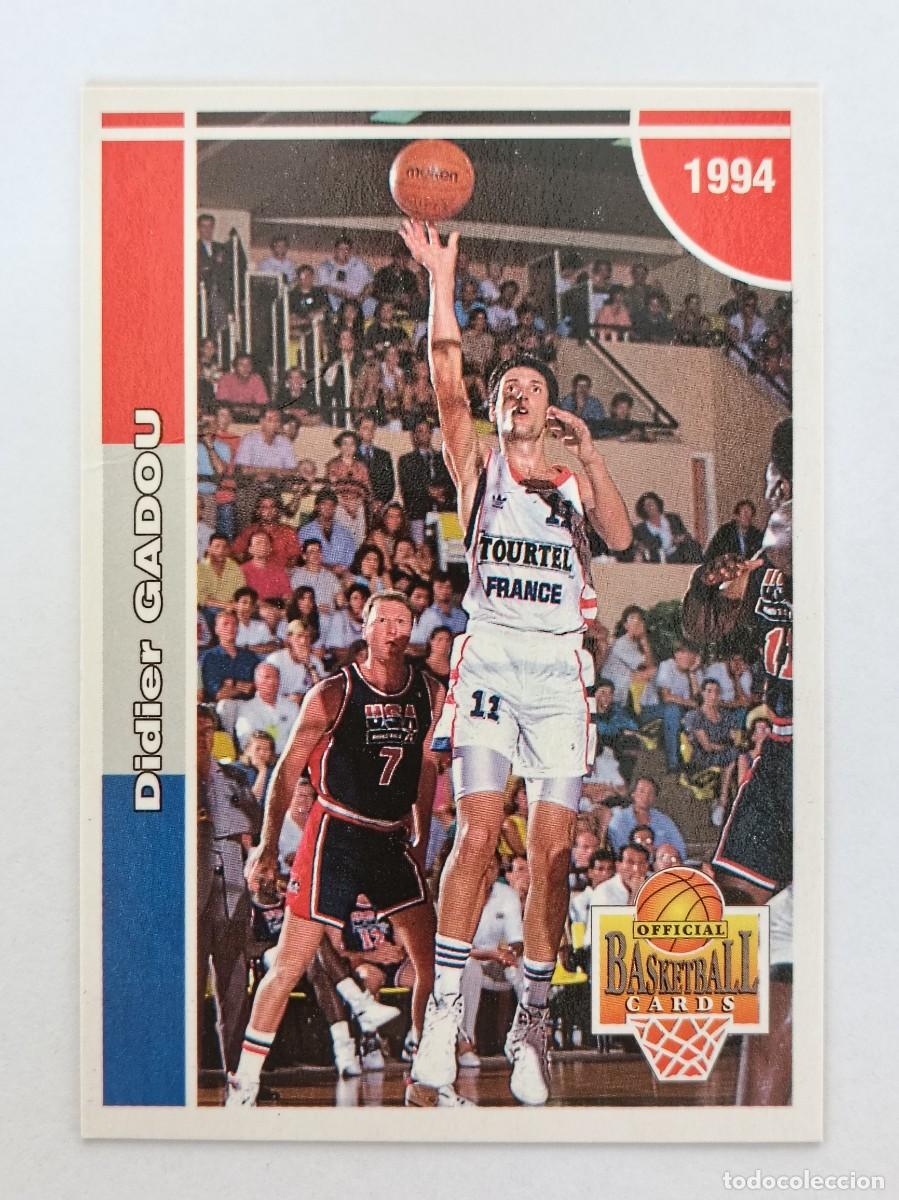 Coleccionismo deportivo: #165 DIDIER GADOU (FRANCIA) CARDS LNB FRANCIA 93/94 PANINI