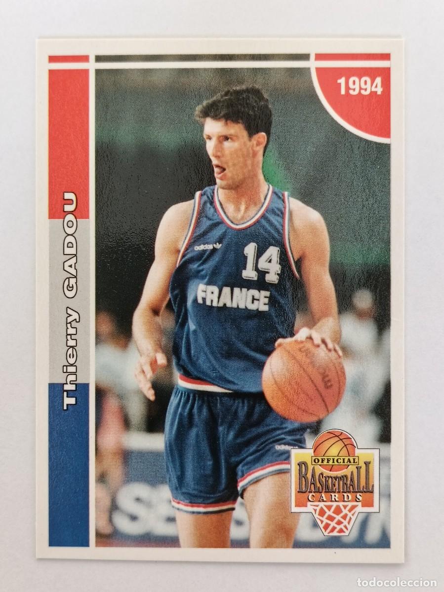 Coleccionismo deportivo: #166 THIERRY GADOU (FRANCIA) CARDS LNB FRANCIA 93/94 PANINI