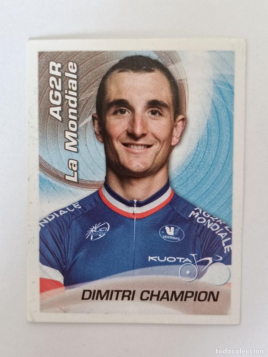 Coleccionismo deportivo: #5 DIMITRI CHAMPION AG2R CICLISMO SPRINT 2010 PANINI
