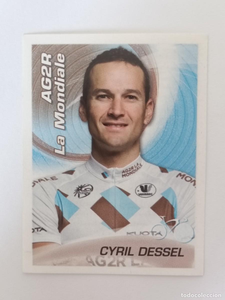 Coleccionismo deportivo: #6 CYRIL DESSEL AG2R CICLISMO SPRINT 2010 PANINI