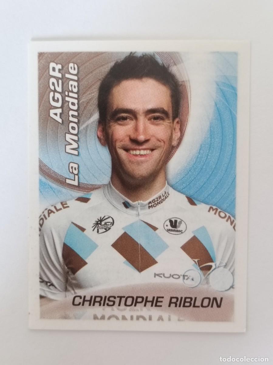 Coleccionismo deportivo: #14 CHRISTOPHE RIBLON AG2R CICLISMO SPRINT 2010 PANINI