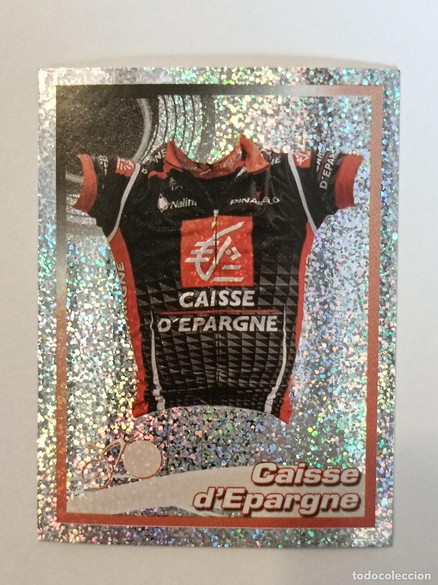 Coleccionismo deportivo: #53 ESCUDO (CAISSE D'EPARGNE) CICLISMO SPRINT 2010 PANINI
