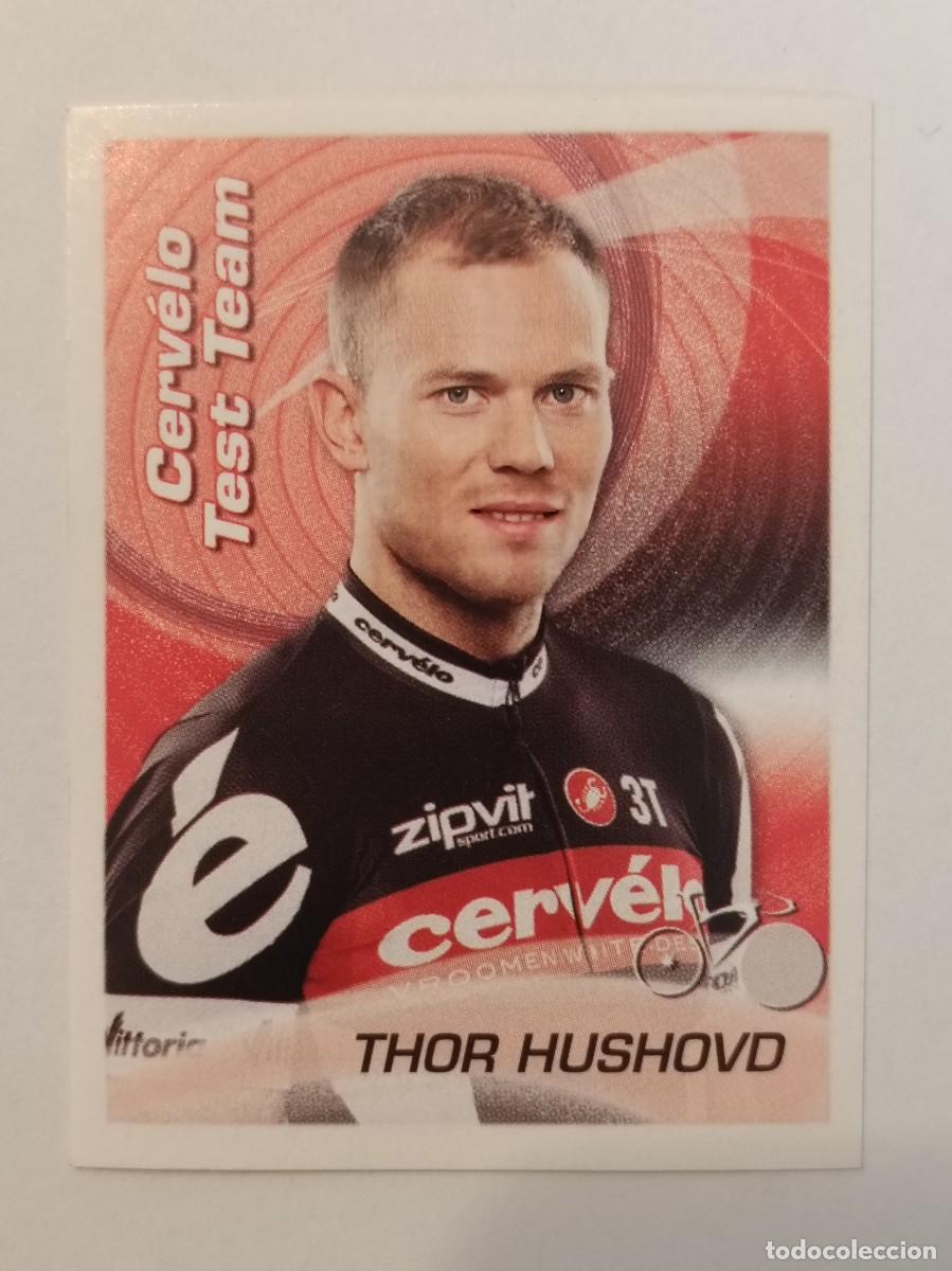 Coleccionismo deportivo: #79 THOR HUSHOVD (CERVELO) CICLISMO SPRINT 2010 PANINI