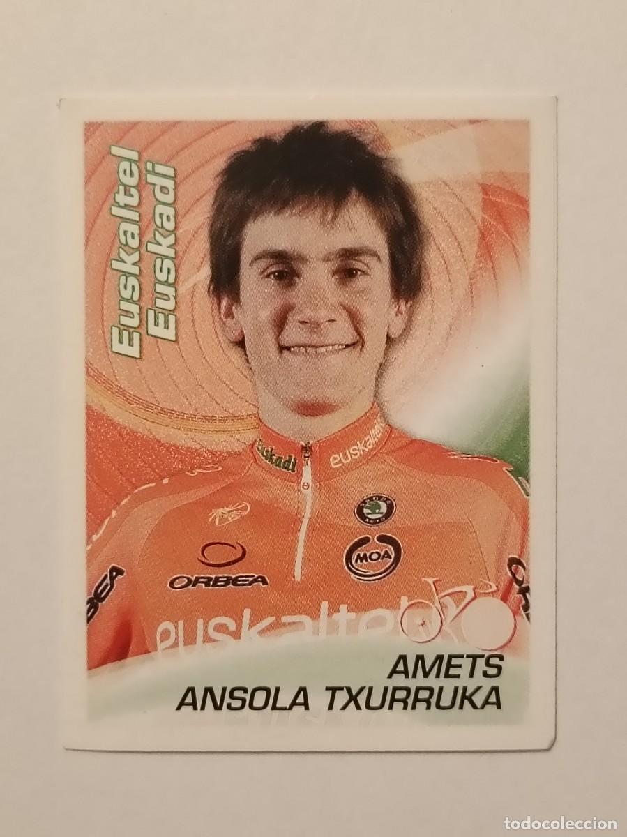Coleccionismo deportivo: #116 AMETS ANSOLA TXURRUKA (EUSKALTEL) CICLISMO SPRINT 2010 PANINI