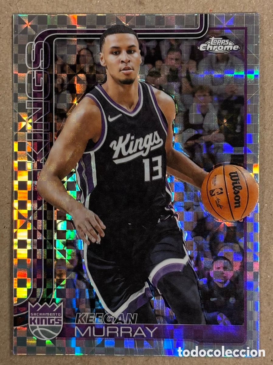 Coleccionismo deportivo: KENAN MURRAY (SACRAMENTO KING). CARTA X-FRACTOR TOPPS CHROME NBA 2025. #227.