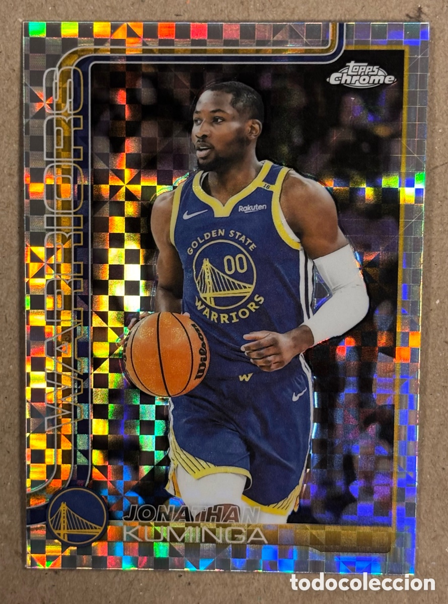 Coleccionismo deportivo: JONATHAN KUMINGA (GOLDEN STATE WAREIORS). CARTA X-FRACTOR TOPPS CHROME NBA 2025. #211.