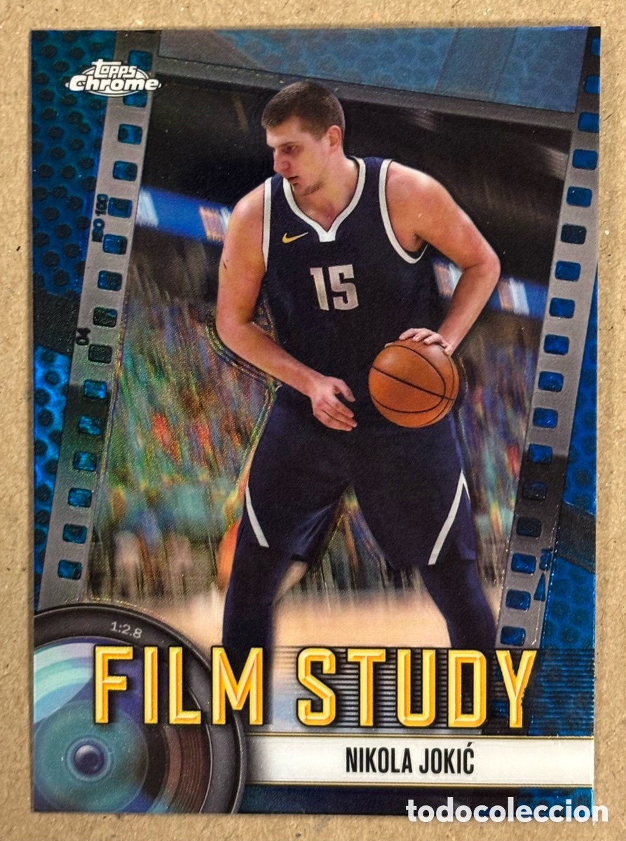 Coleccionismo deportivo: NIKOLA JOKIC (DENVER NUGGETS). CARTA FILM STUDY CARD. TOPPS CHROME NBA 2024 #FS-2.