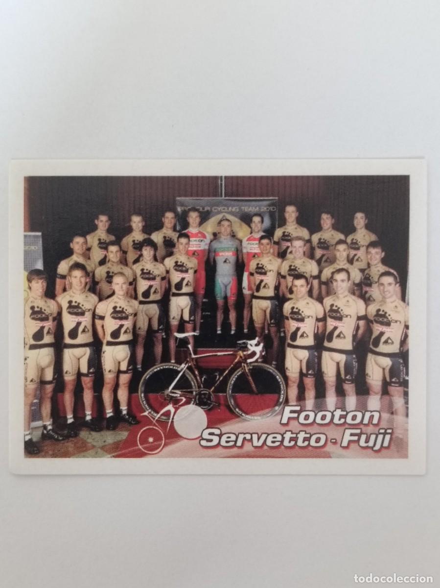 Coleccionismo deportivo: #120 EQUIPO (FOOTON) CICLISMO SPRINT 2010 PANINI