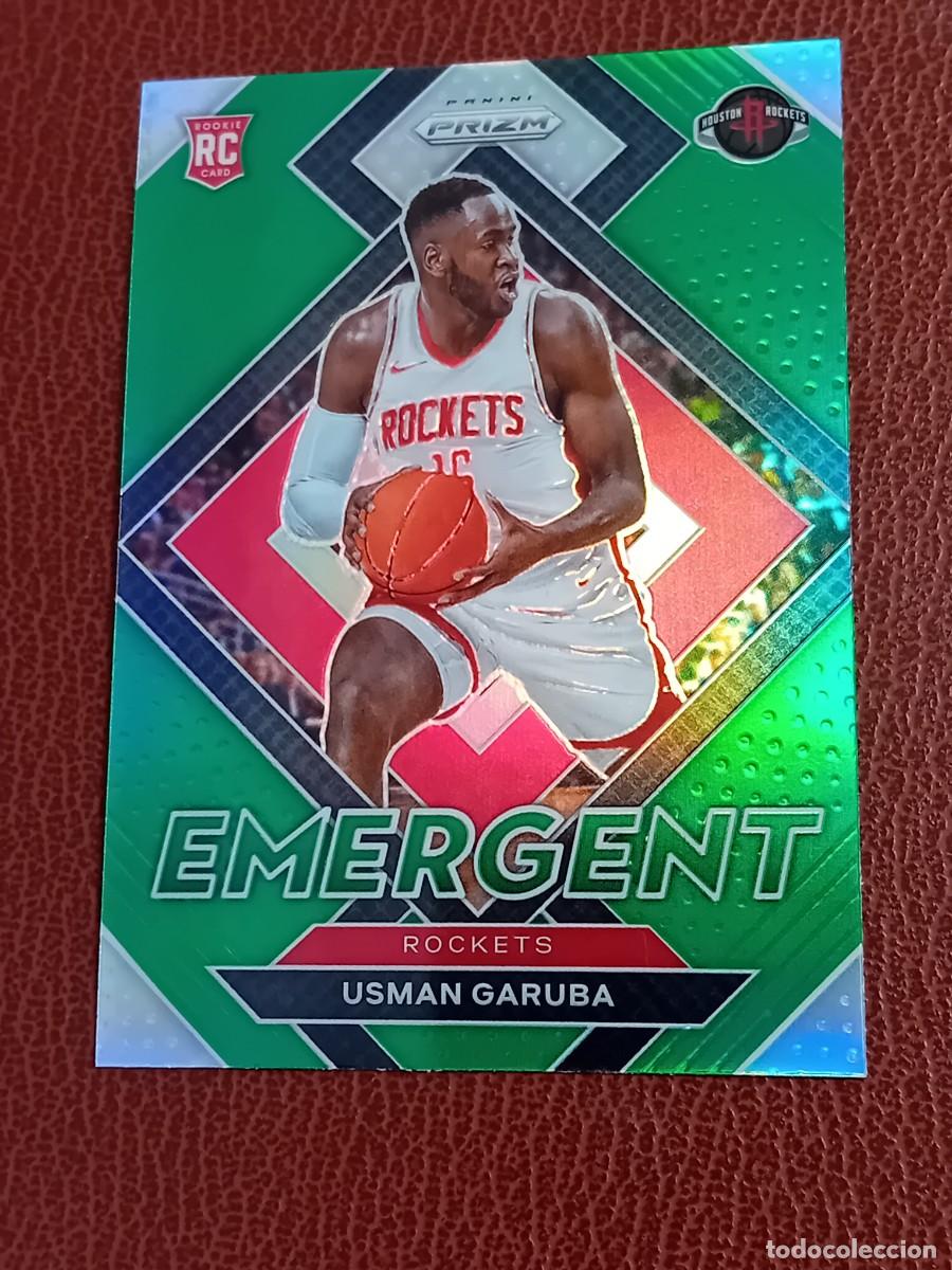 Coleccionismo deportivo: Rookie Card 29 Usman Garuba Prizm 2021-2022 Green Prizm Parallel