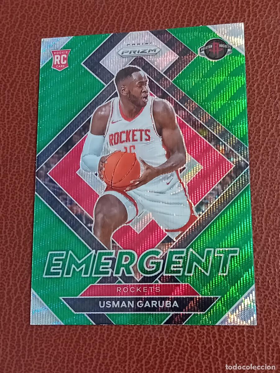 Coleccionismo deportivo: Rookie Card 29 Usman Garuba Prizm 2021-2022 Green Pulsar Prizm Parallel