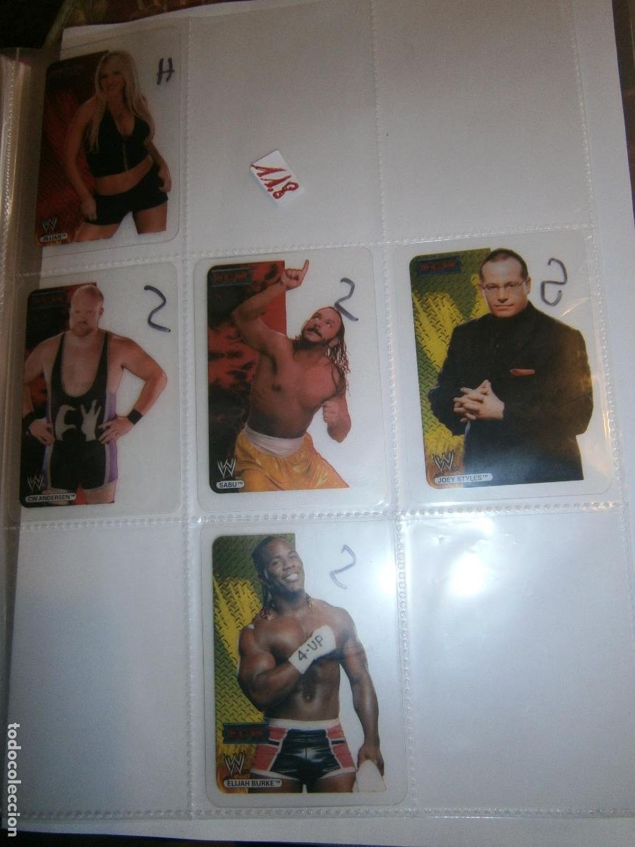 Coleccionismo deportivo: LOTE DE CROMOS DE PRESSING CATCH