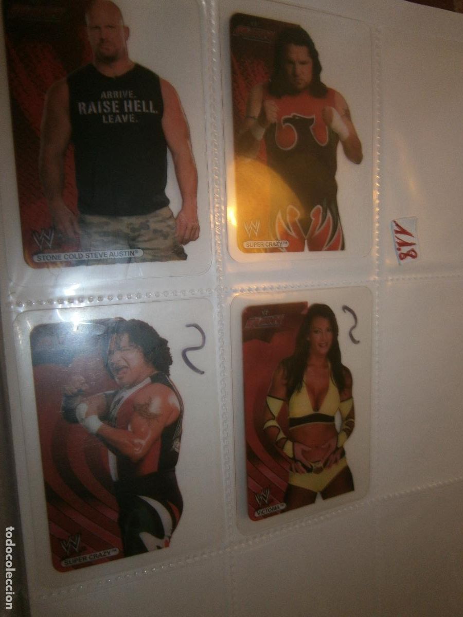 Coleccionismo deportivo: LOTE DE CROMOS DE PRESSING CATCH