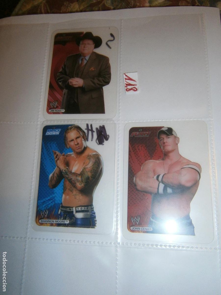 Coleccionismo deportivo: LOTE DE CROMOS DE PRESSING CATCH