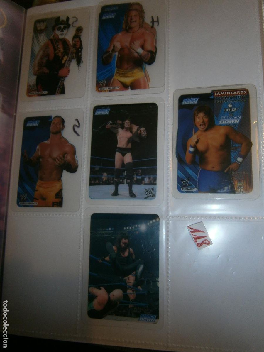 Coleccionismo deportivo: LOTE DE CROMOS DE PRESSING CATCH