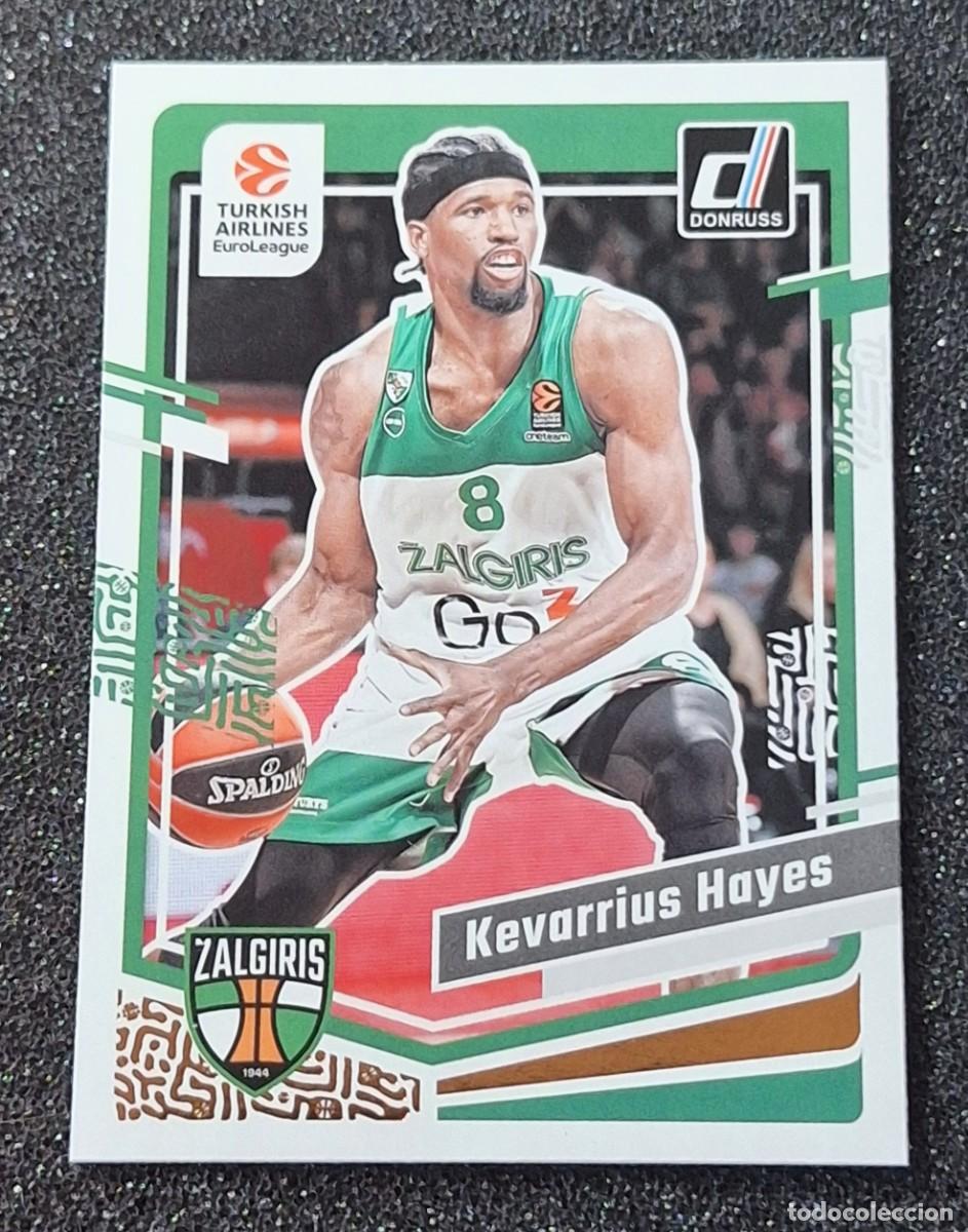 Coleccionismo deportivo: Kevarrius Hayes Zalgiris Panini Donruss Euroliga Basketball