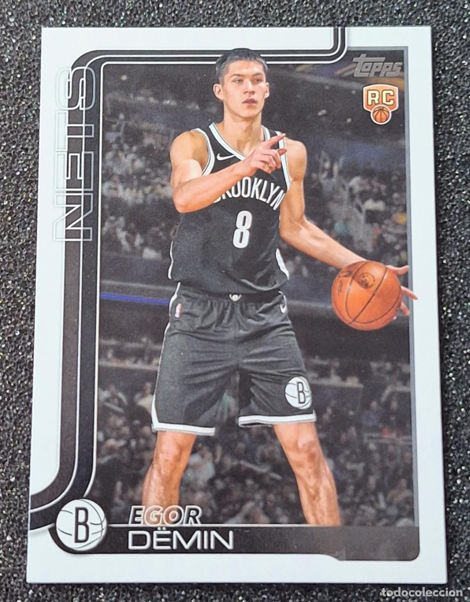 Coleccionismo deportivo: Egor Demin Brooklyn Nets Topps Basketball 2025
