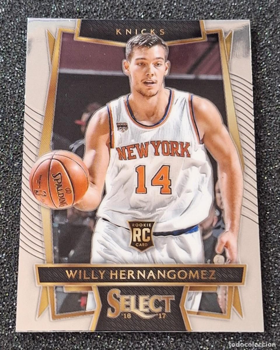 Sports collectibles: Willy Hernangomez New York Knicks Panini Select Basketball Rc Rookie