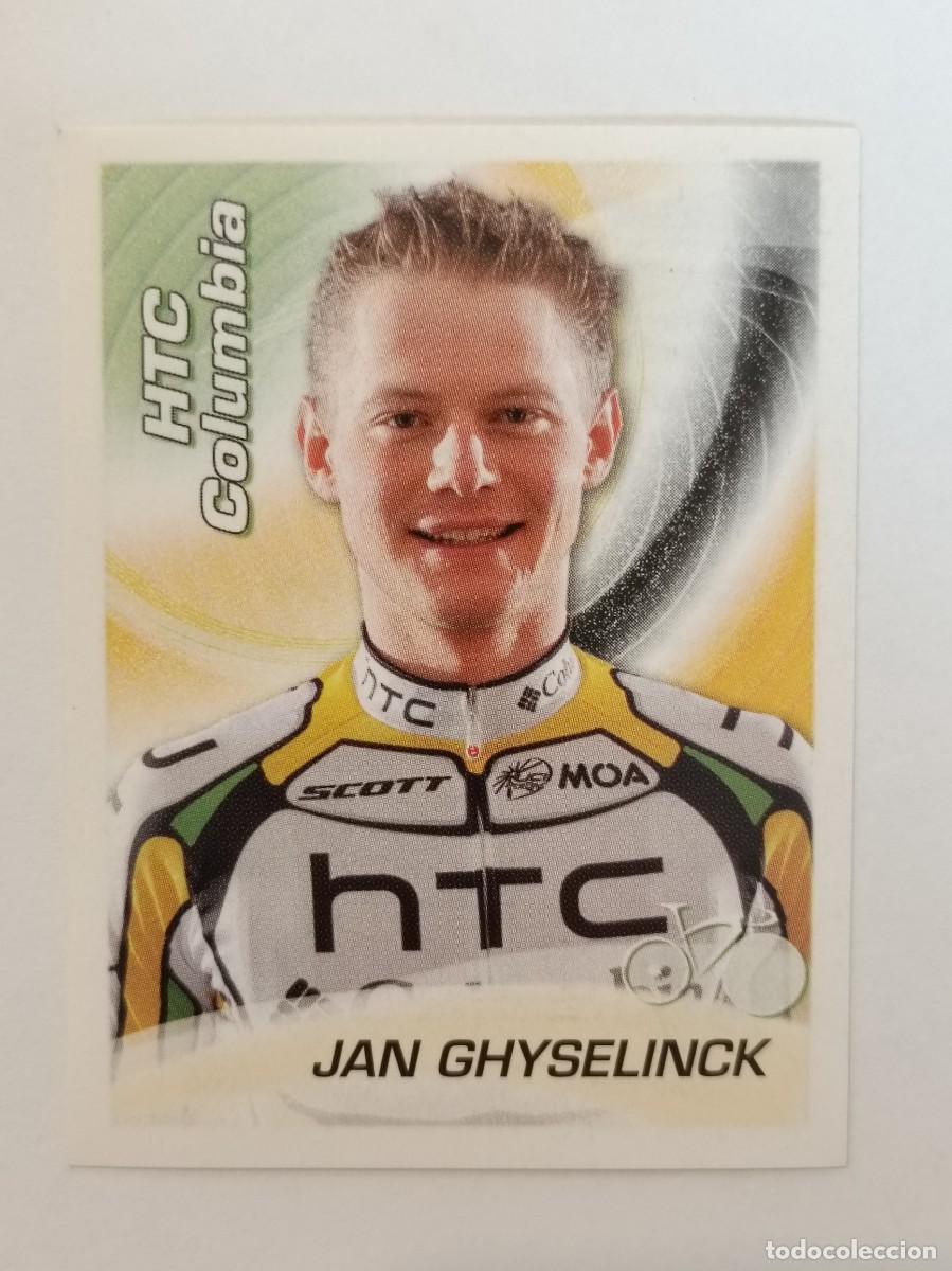 Coleccionismo deportivo: #159 JAN GHYSELINCK (HTC) CICLISMO SPRINT 2010 PANINI