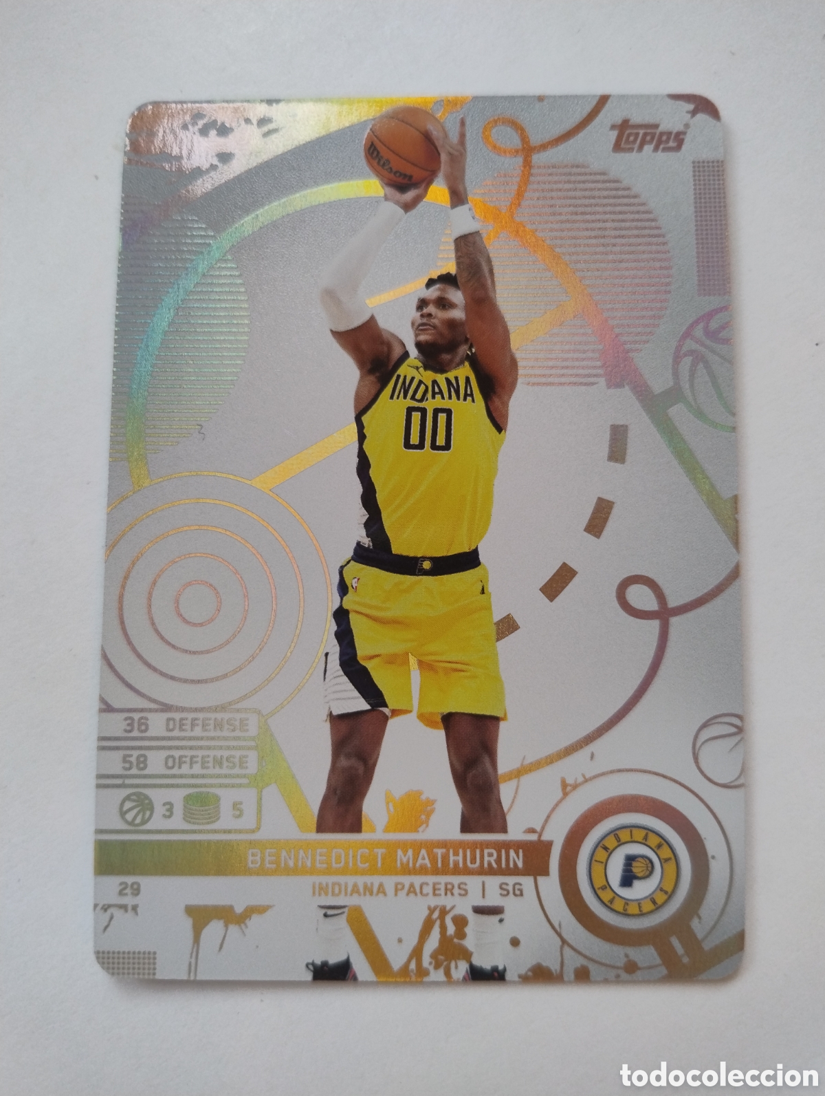 Coleccionismo deportivo: 29 - Mathurin - Indiana Pacers - Topps Match Attax NBA 2026