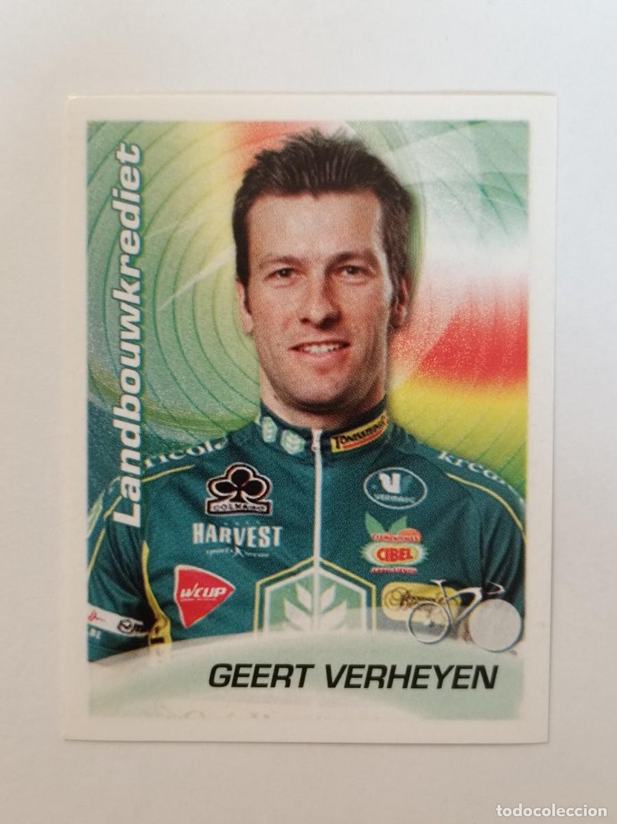 Coleccionismo deportivo: #221 GEERT VERHEYEN (LANDBOUWKREDIET) CICLISMO SPRINT 2010 PANINI