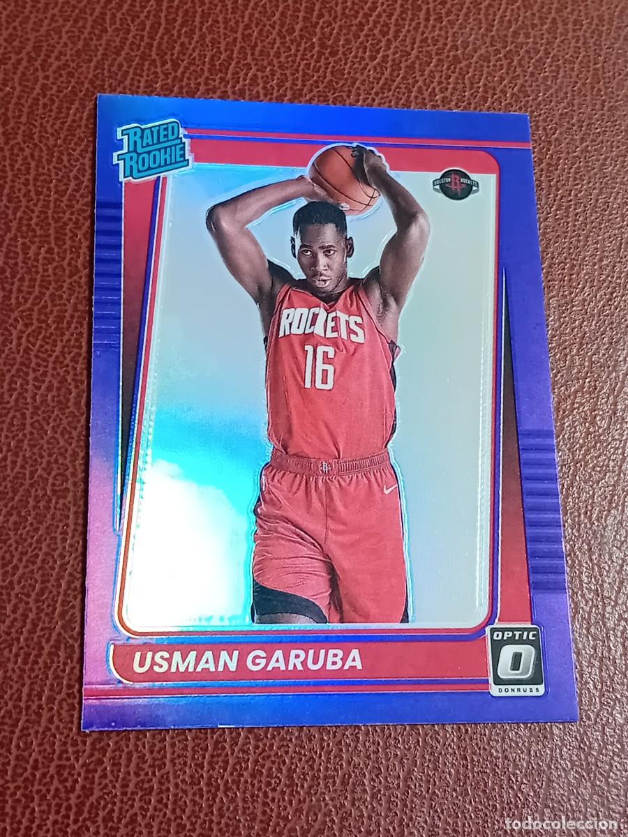 Coleccionismo deportivo: Rookie Card 188 Usman Garuba Donruss Optic 2021-2022 Blue Prizm Parallel
