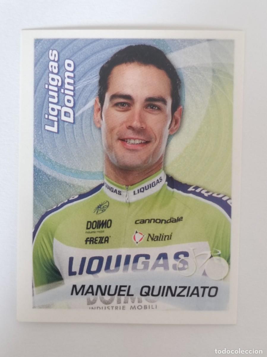 Coleccionismo deportivo: #234 MANUEL QUINZIATO (LIQUIGAS) CICLISMO SPRINT 2010 PANINI PANINI