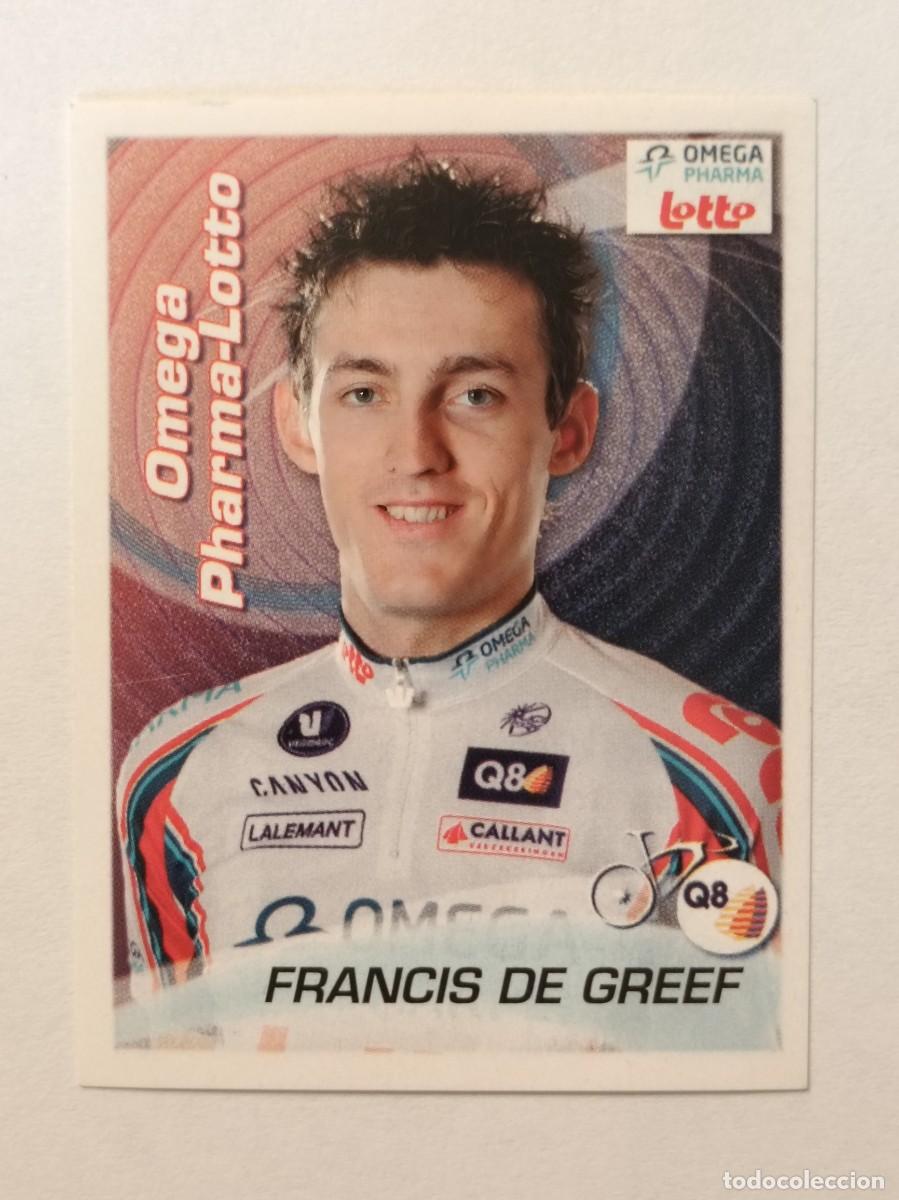 Coleccionismo deportivo: #262 FRANCIS DE GREEF (LOTTO) CICLISMO SPRINT 2010 PANINI PANINI