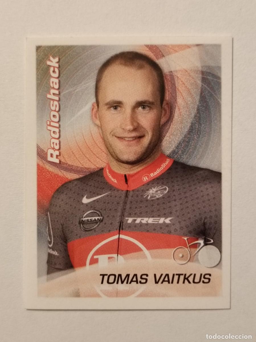 Coleccionismo deportivo: #322 TOMAS VAITKUS (RADIOSHACK) CICLISMO SPRINT 2010 PANINI PANINI