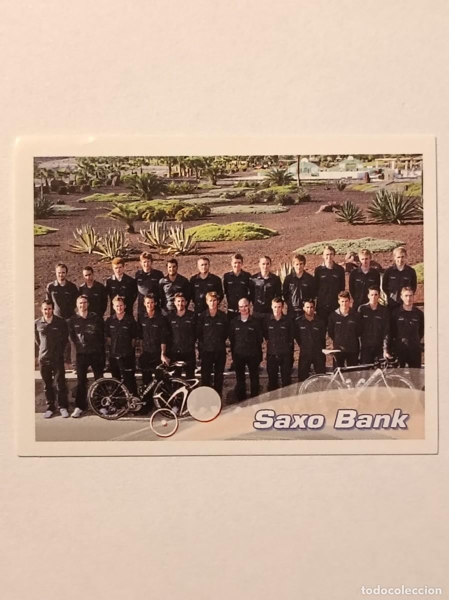 Coleccionismo deportivo: #324 EQUIPO (SAXO BANK) CICLISMO SPRINT 2010 PANINI PANINI