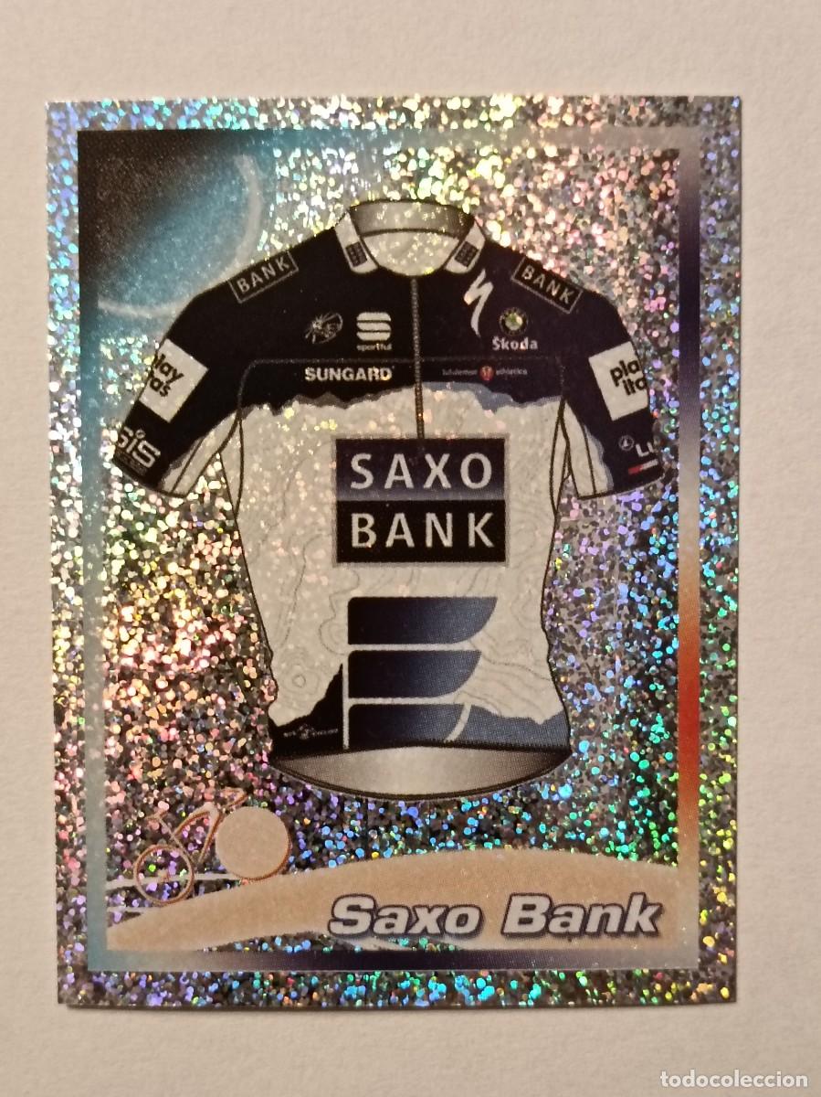 Coleccionismo deportivo: #325 ESCUDO (SAXO BANK) CICLISMO SPRINT 2010 PANINI PANINI
