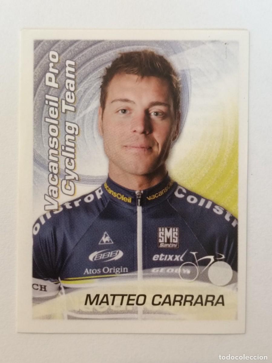 Coleccionismo deportivo: #395 MATTEO CARRARA (VACANSOLEIL) CICLISMO SPRINT 2010 PANINI