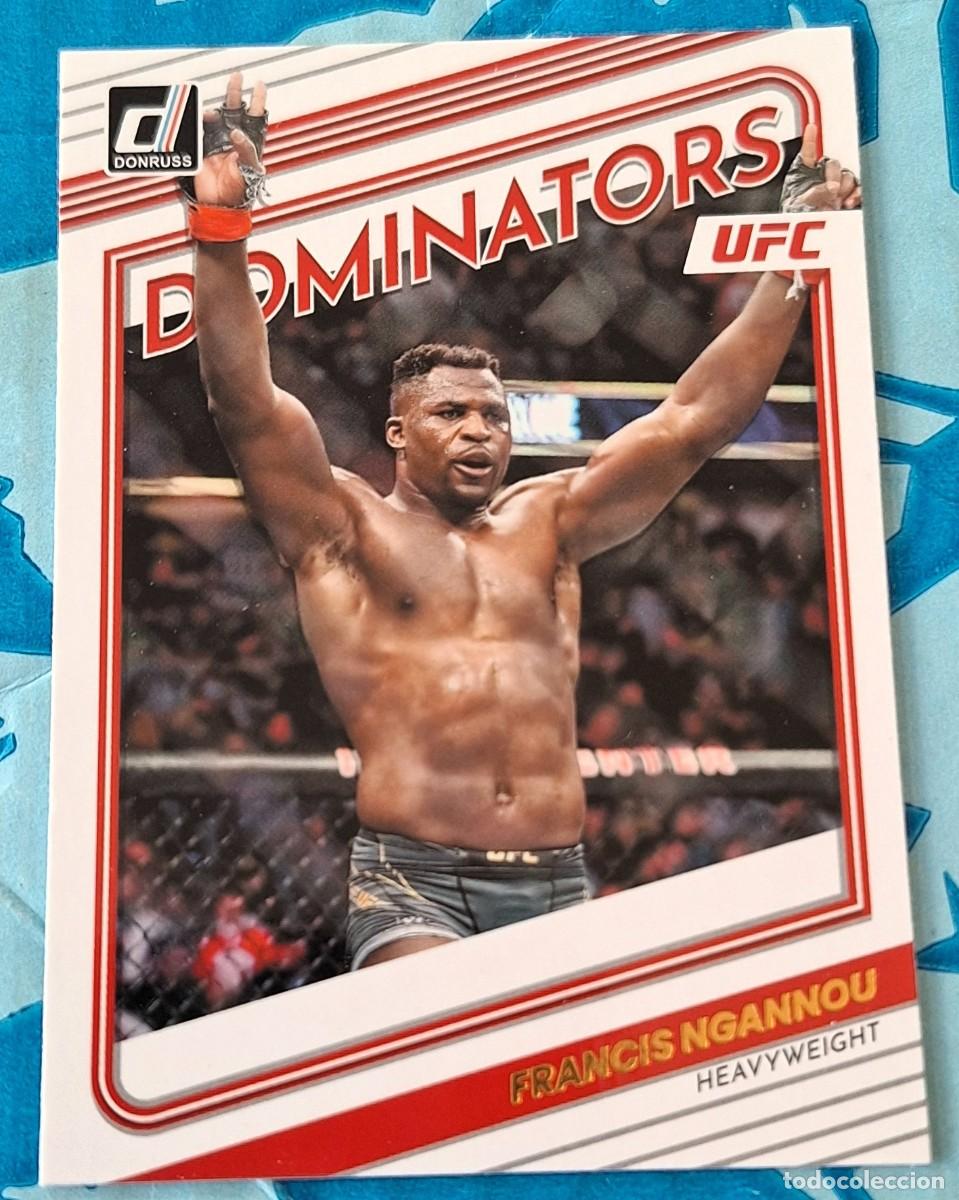 Coleccionismo deportivo: Francis Ngannou Heavyweight Panini Donruss UFC Dominators